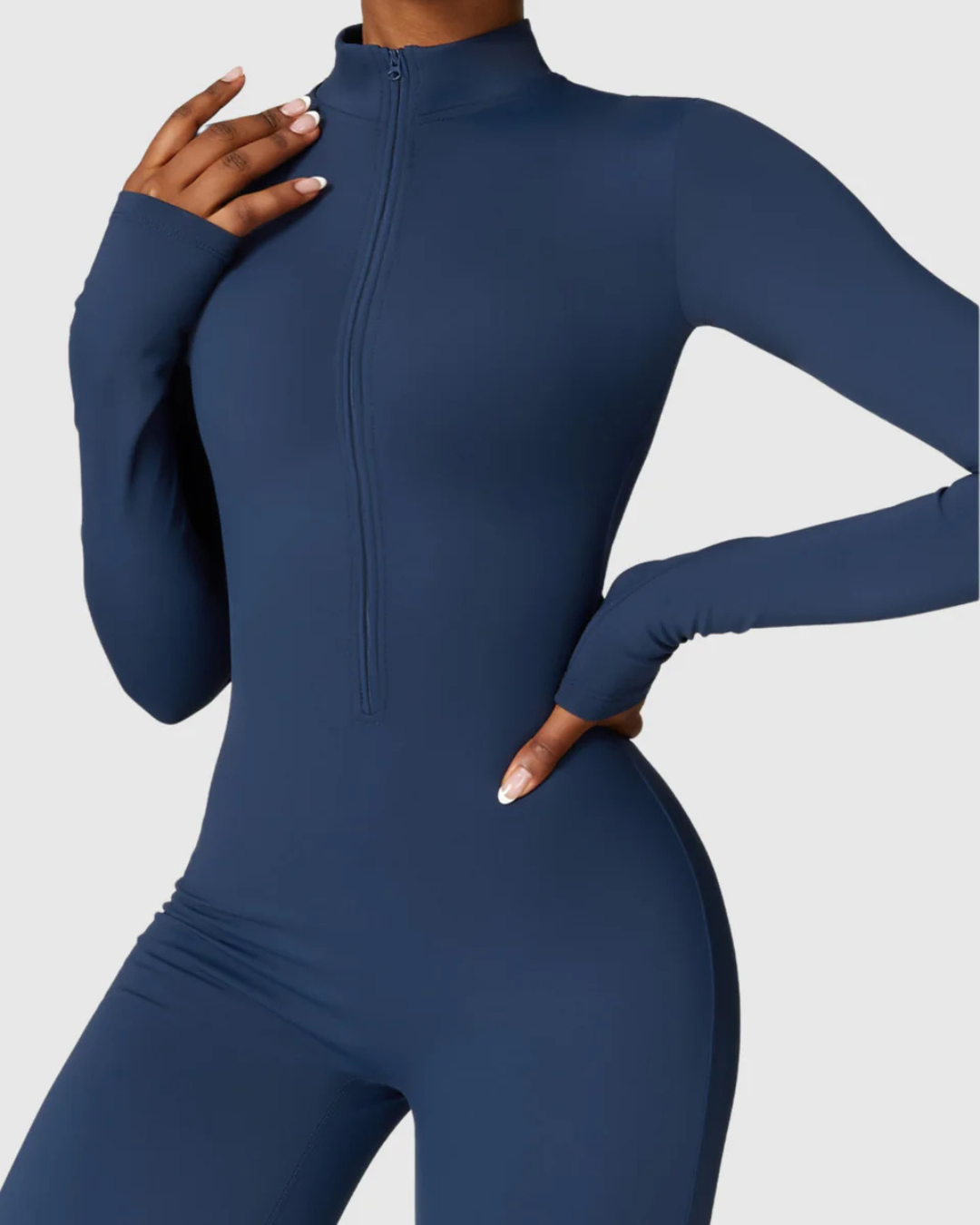 Mono Deportivo de Mujer de Manga Larga con Cremallera®
