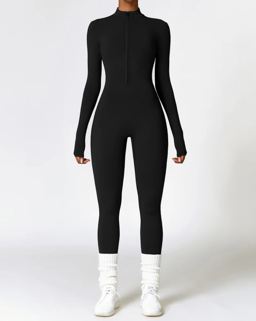 Mono Deportivo de Mujer de Manga Larga con Cremallera®