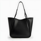 Elegante bolso bandolera de cuero sintético con diseño espacioso y asa ajustable®