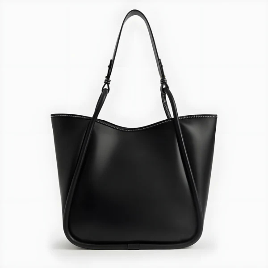 Elegante bolso bandolera de cuero sintético con diseño espacioso y asa ajustable®