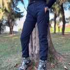 Pantalones térmicos impermeables de tejido flexible unisex