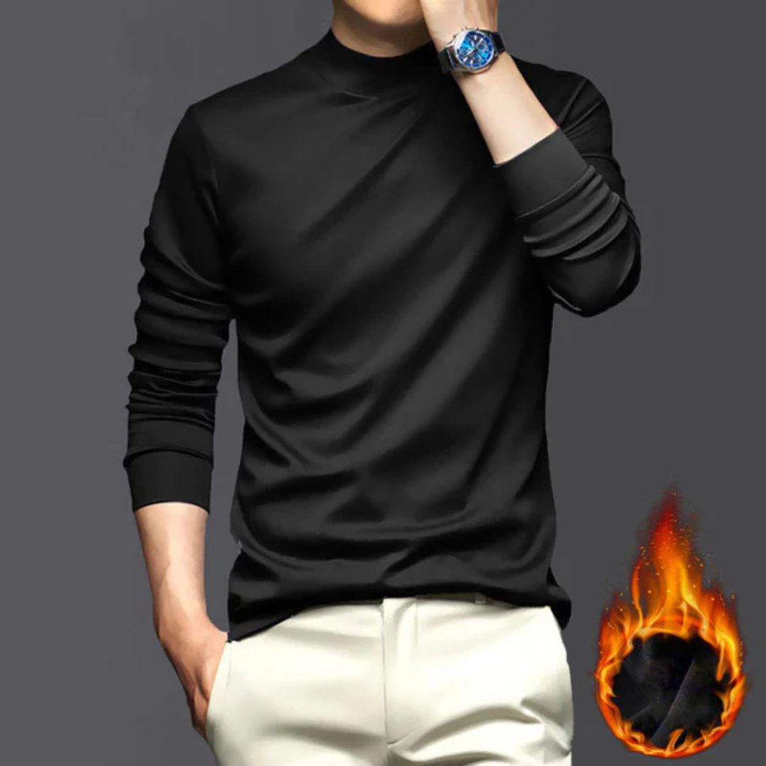Jersey Térmico de Algodón Elástico para Hombre