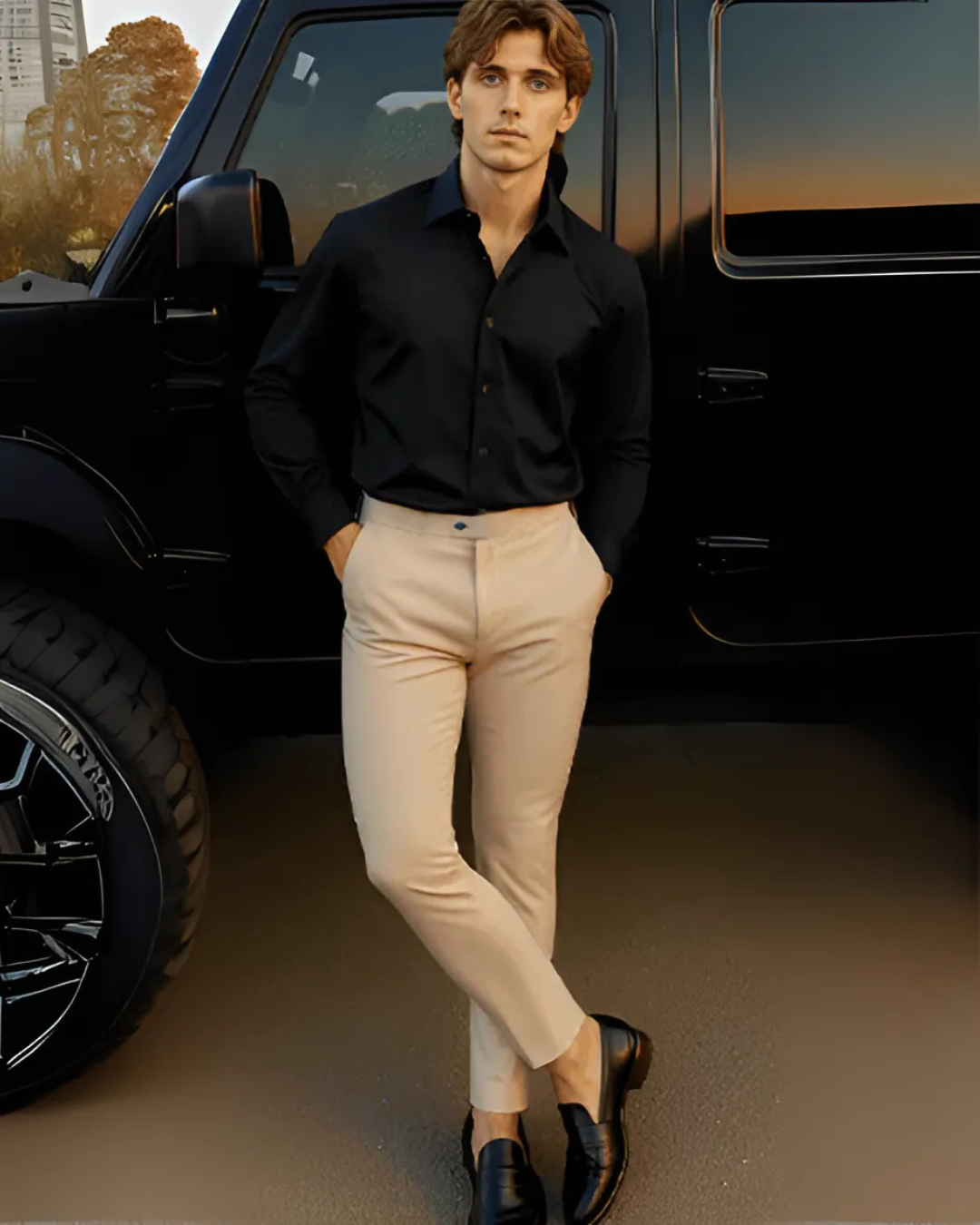 Pantalón Formal Elástico para Hombre