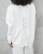 Conjunto Casual de Dos Piezas con Cuello Redondo y Manga Larga®