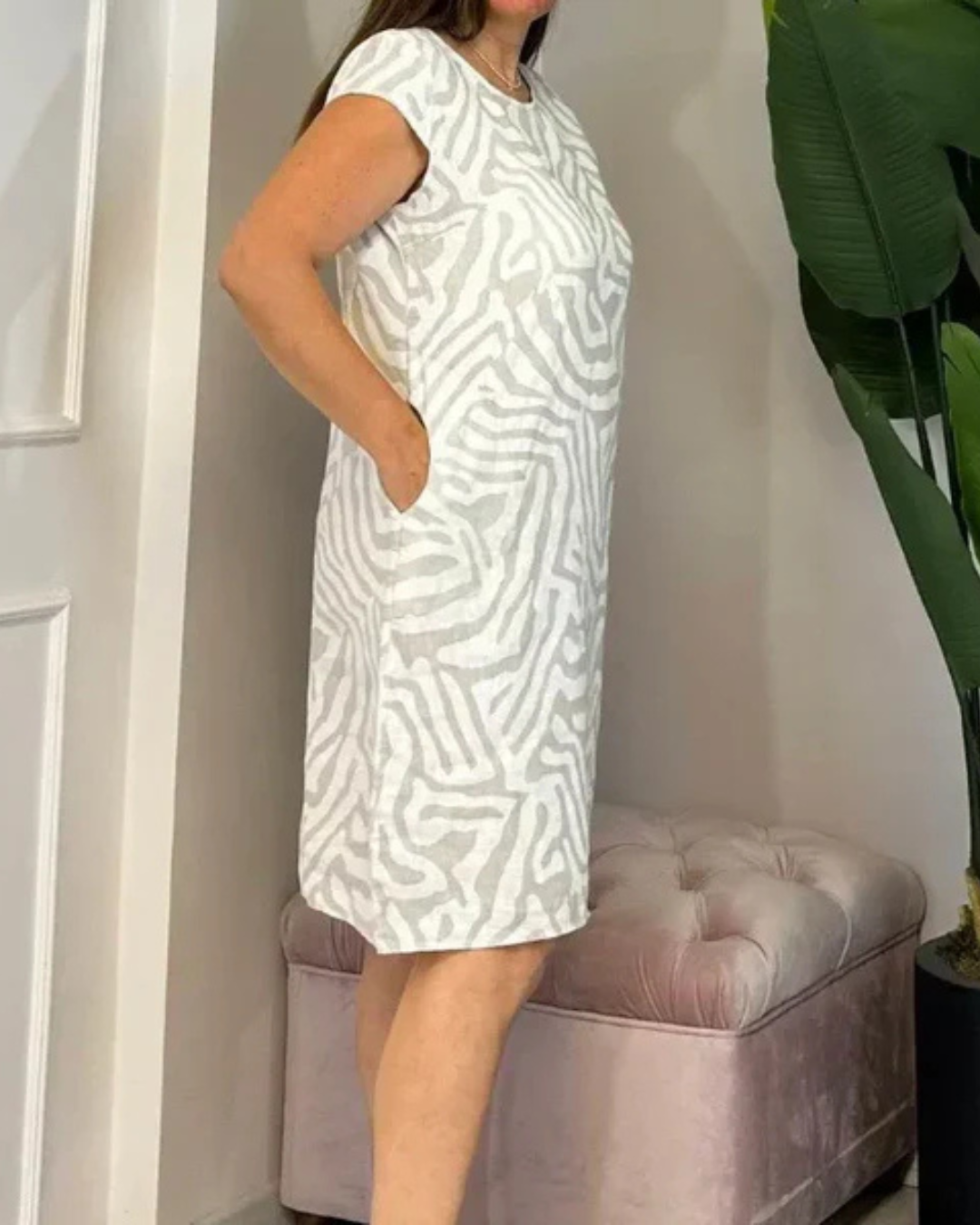 Vestido corto boho suelto y ajustado®