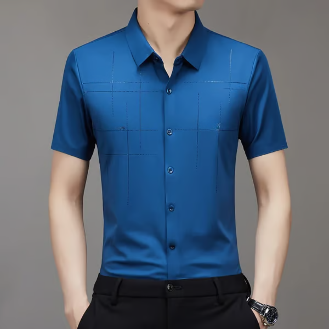 Camisa de Manga Corta para Hombre con un Estilo Moderno y Elegante