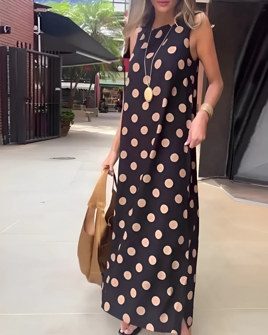 Vestido Holgado de Verano sin Mangas
