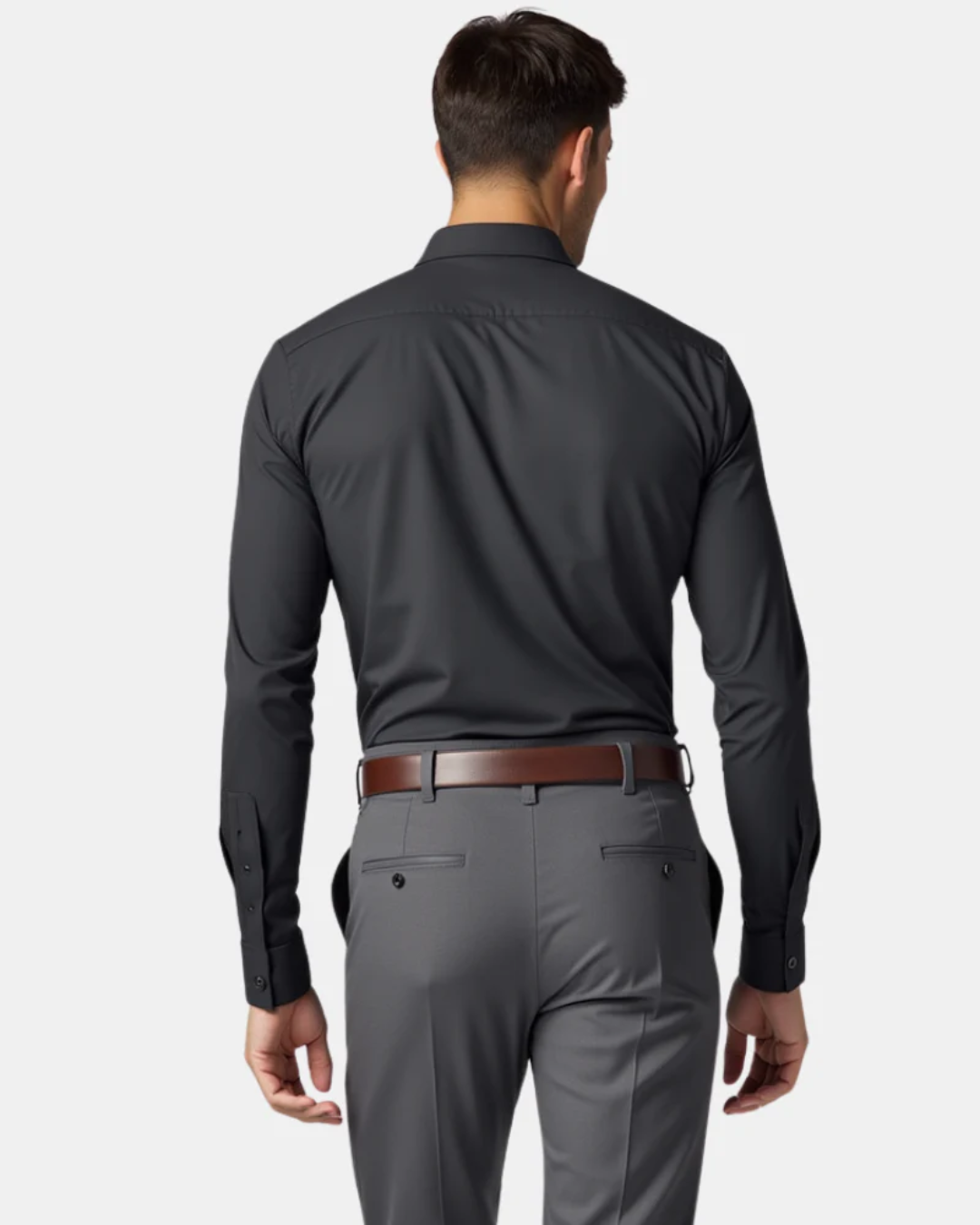 Camisa de manga larga con tejido elástico para Hombres