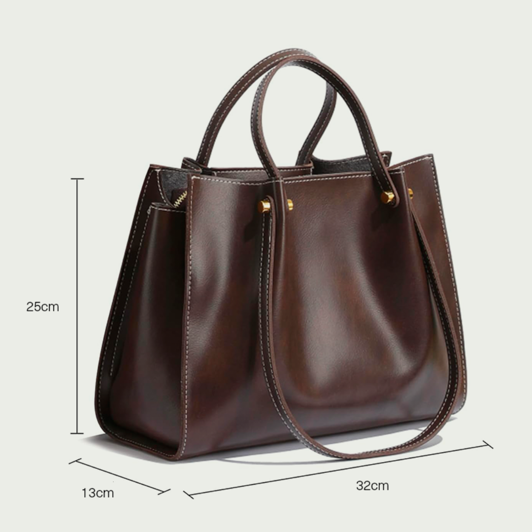 Bolsa de cuero de primera calidad con varios compartimentos®