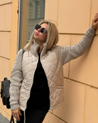 Chaqueta casual de manga larga con cremallera para mujer ®