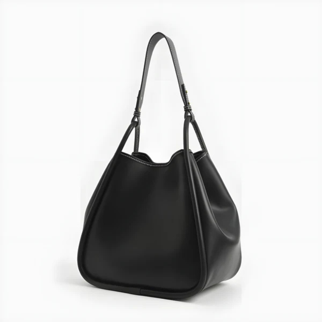 Elegante bolso bandolera de cuero sintético con diseño espacioso y asa ajustable®