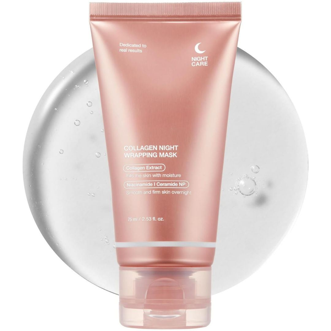 Mascarilla Facial con Envoltura de Colágeno por la Noche®