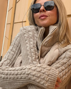Chaqueta casual de manga larga con cremallera para mujer ®