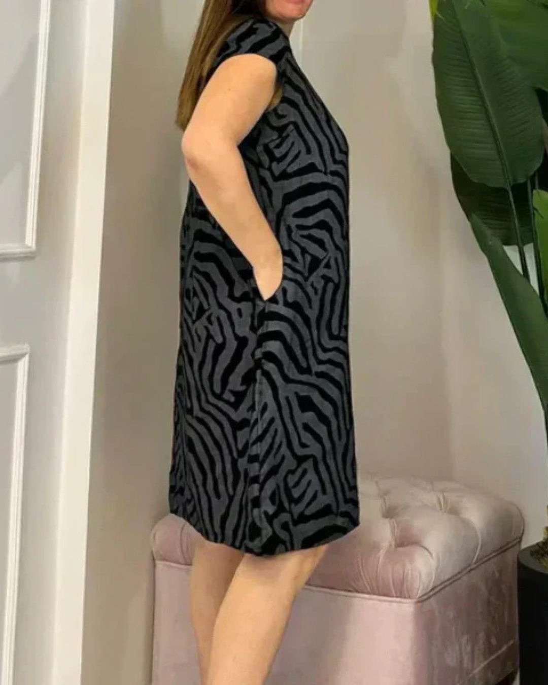 Vestido corto boho suelto y ajustado®