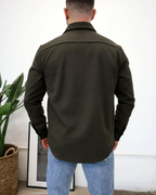 Camisa Manga Larga con Bolsillo para Hombre