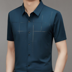 Camisa de Manga Corta para Hombre con un Estilo Moderno y Elegante