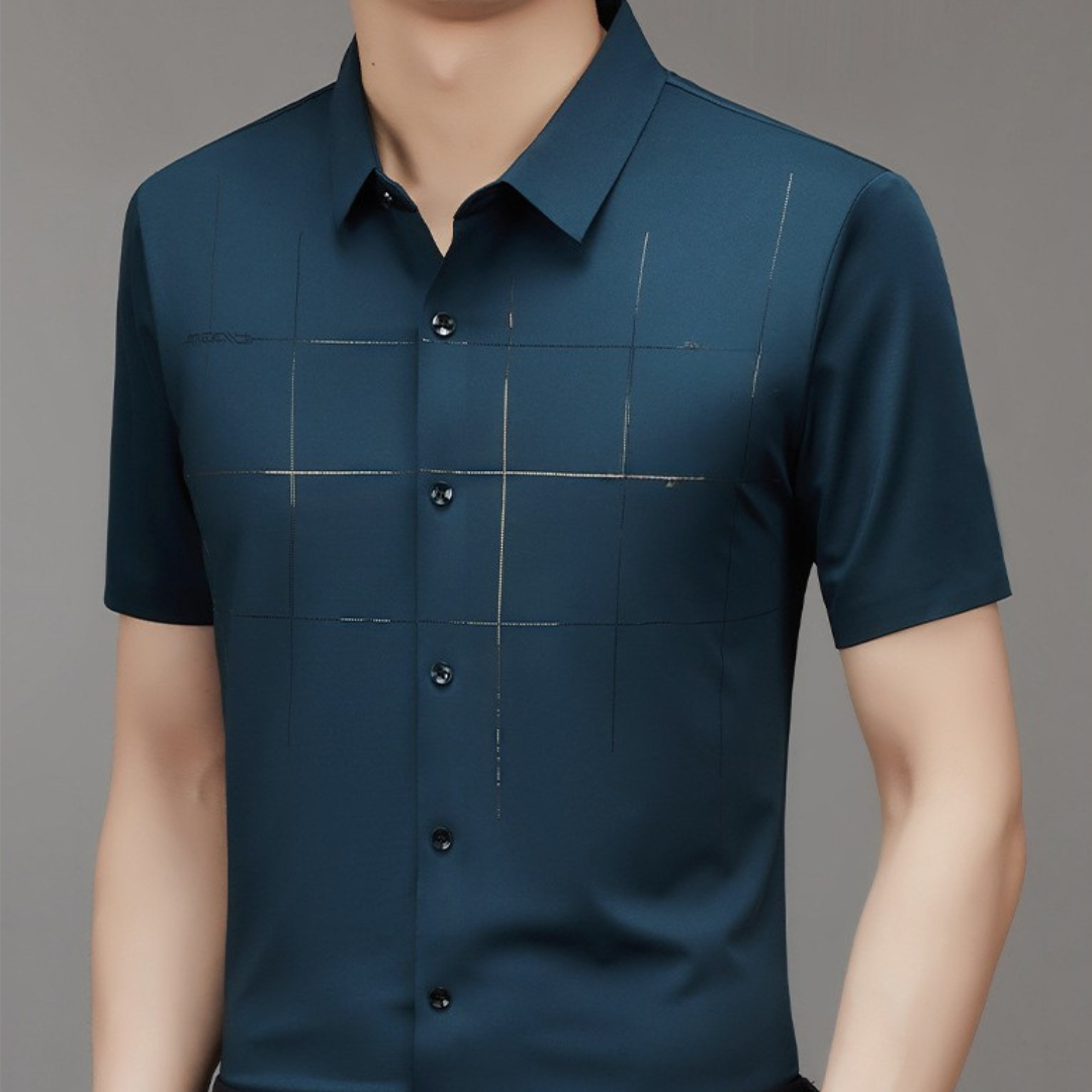Camisa de Manga Corta para Hombre con un Estilo Moderno y Elegante