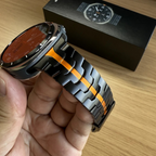 Reloj Deportivo con Correa de Acero Futurista y Funcional®