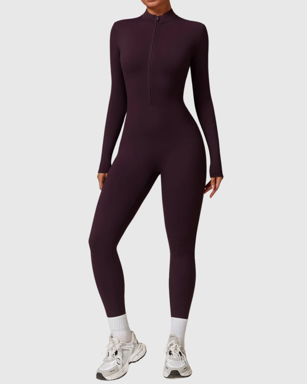 Mono Deportivo de Mujer de Manga Larga con Cremallera®
