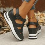 Sandalias Casuales con Plataforma y Diseño de Tiras Cruzadas para una Máxima Comodidad®
