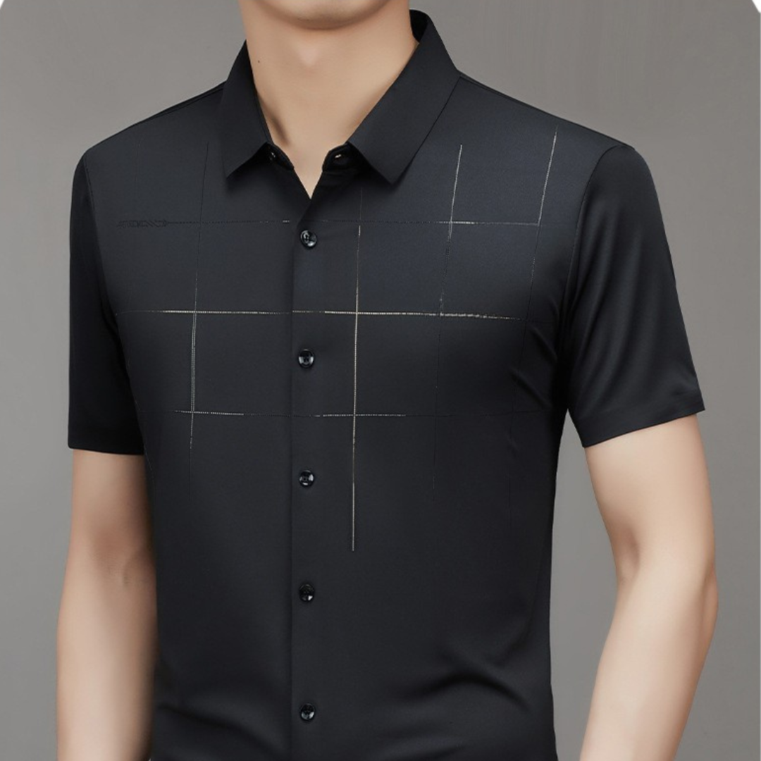 Camisa de Manga Corta para Hombre con un Estilo Moderno y Elegante