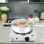 Placa Calefactora Portátil con Control de Temperatura Cocina Práctica y Compacta