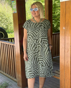 Vestido corto boho suelto y ajustado®