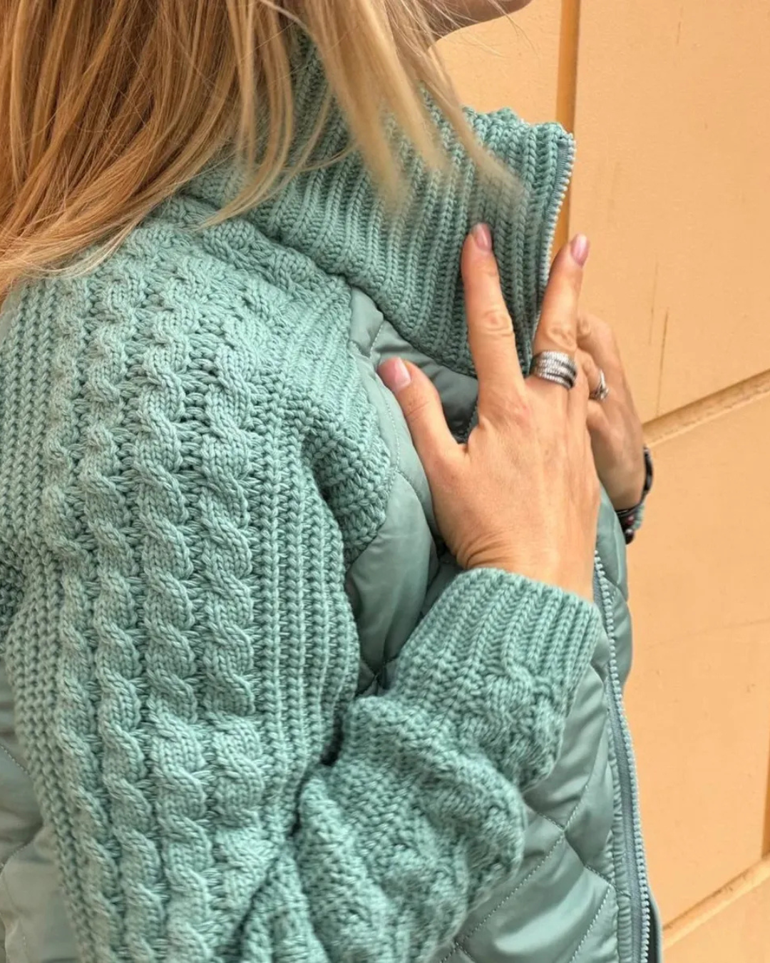 Chaqueta casual de manga larga con cremallera para mujer ®
