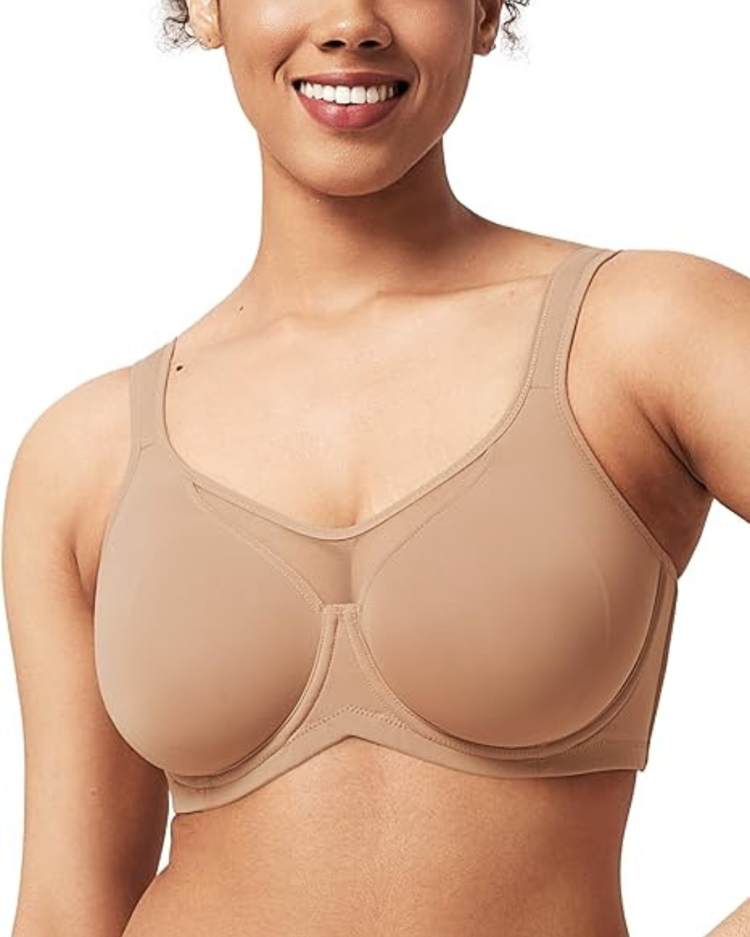 Sujetador sin costuras, cómodo y sin aros con cuello en V (OFERTA 2X1)
