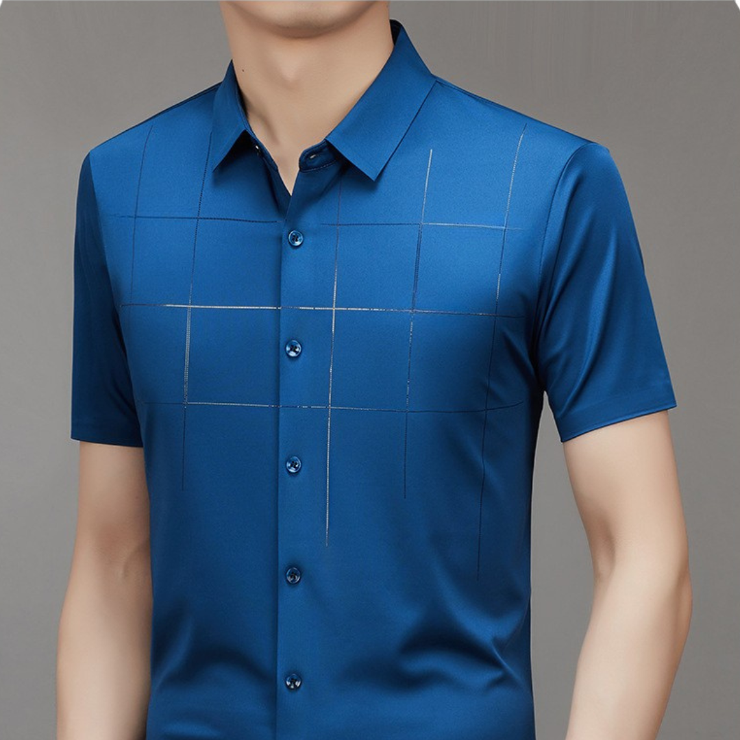 Camisa de Manga Corta para Hombre con un Estilo Moderno y Elegante