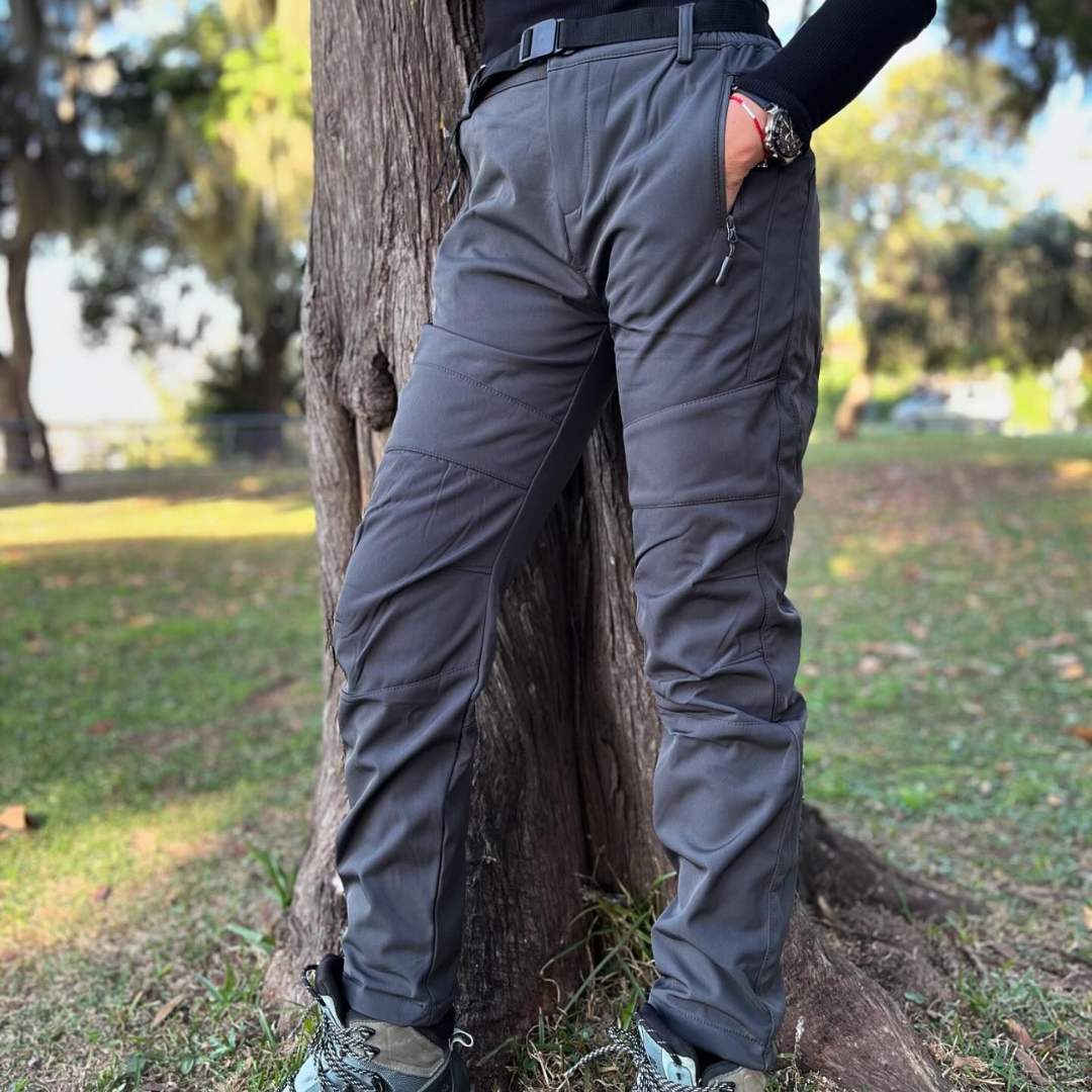 Pantalones térmicos impermeables de tejido flexible unisex