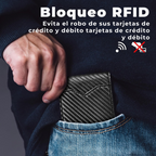 Cartera de Cuero Fino con Protección RFID®