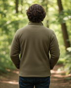 Chaqueta Polar Gruesa con Cuello Alto para Unisex