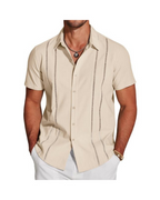 Camisa Guayabera de Lino Cubano para Hombre Frescura y Estilo Atemporal®