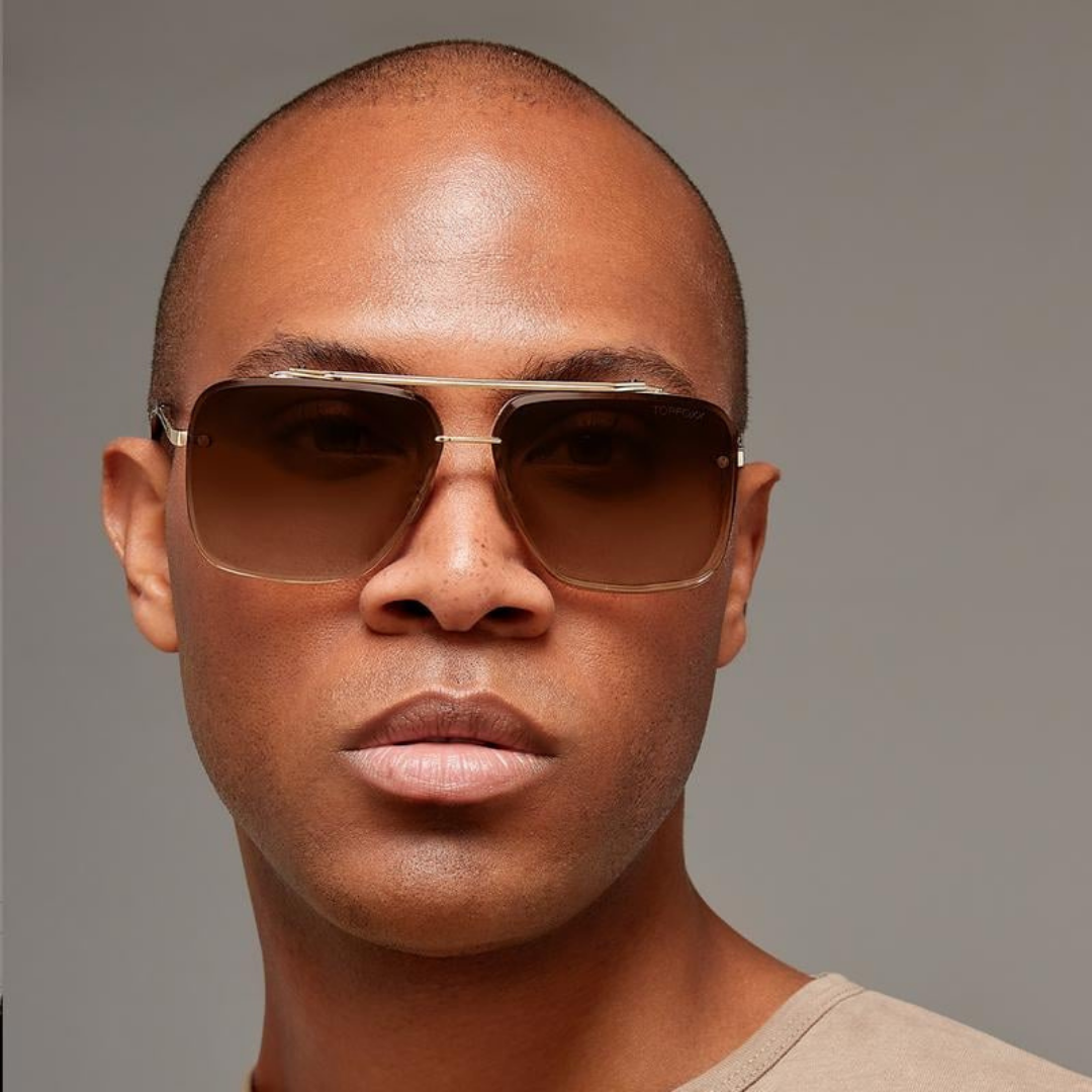 Gafas de sol retro degradadas con protección UV400 unisex