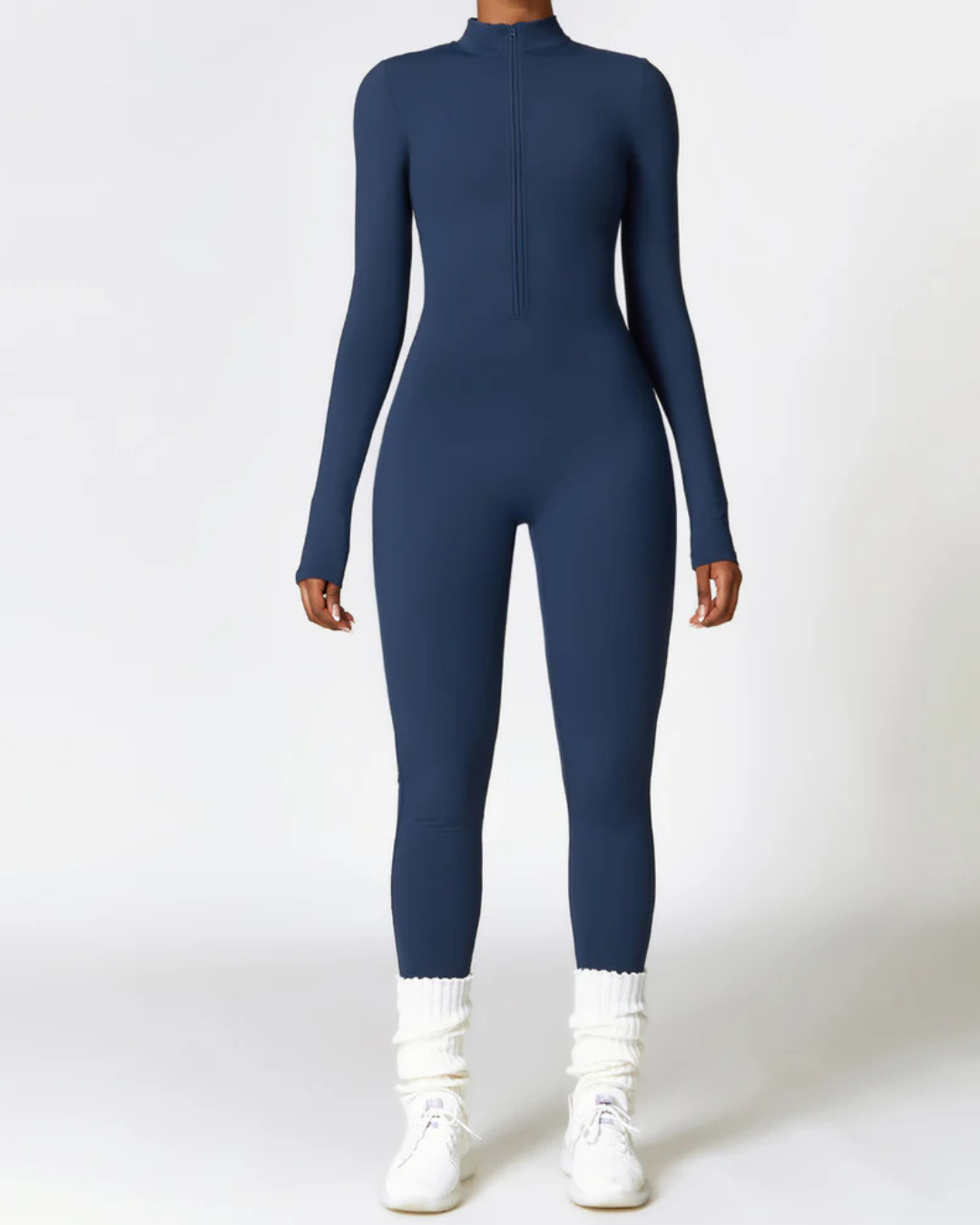 Mono Deportivo de Mujer de Manga Larga con Cremallera®