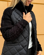 Chaqueta casual de manga larga con cremallera para mujer ®
